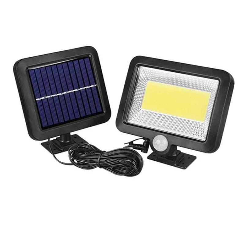 LED Wall Lamp with Solar Panel Waterproof Outdoor Garden Solar Lamp