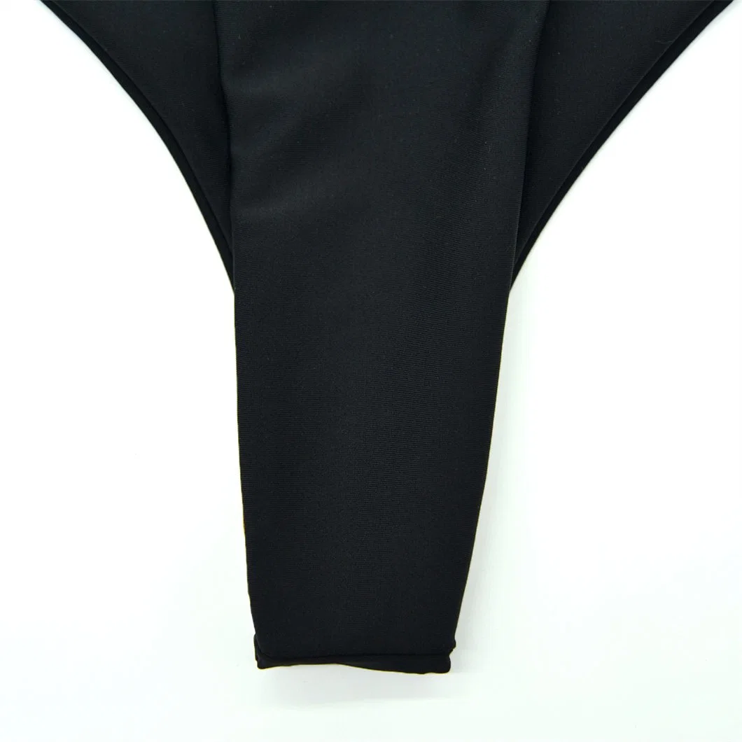 2023 New Wholesale/Supplier Ladies Split Swimwear Solid Color Swimsuit Strap Sexy Bikini Atacado Biquini
