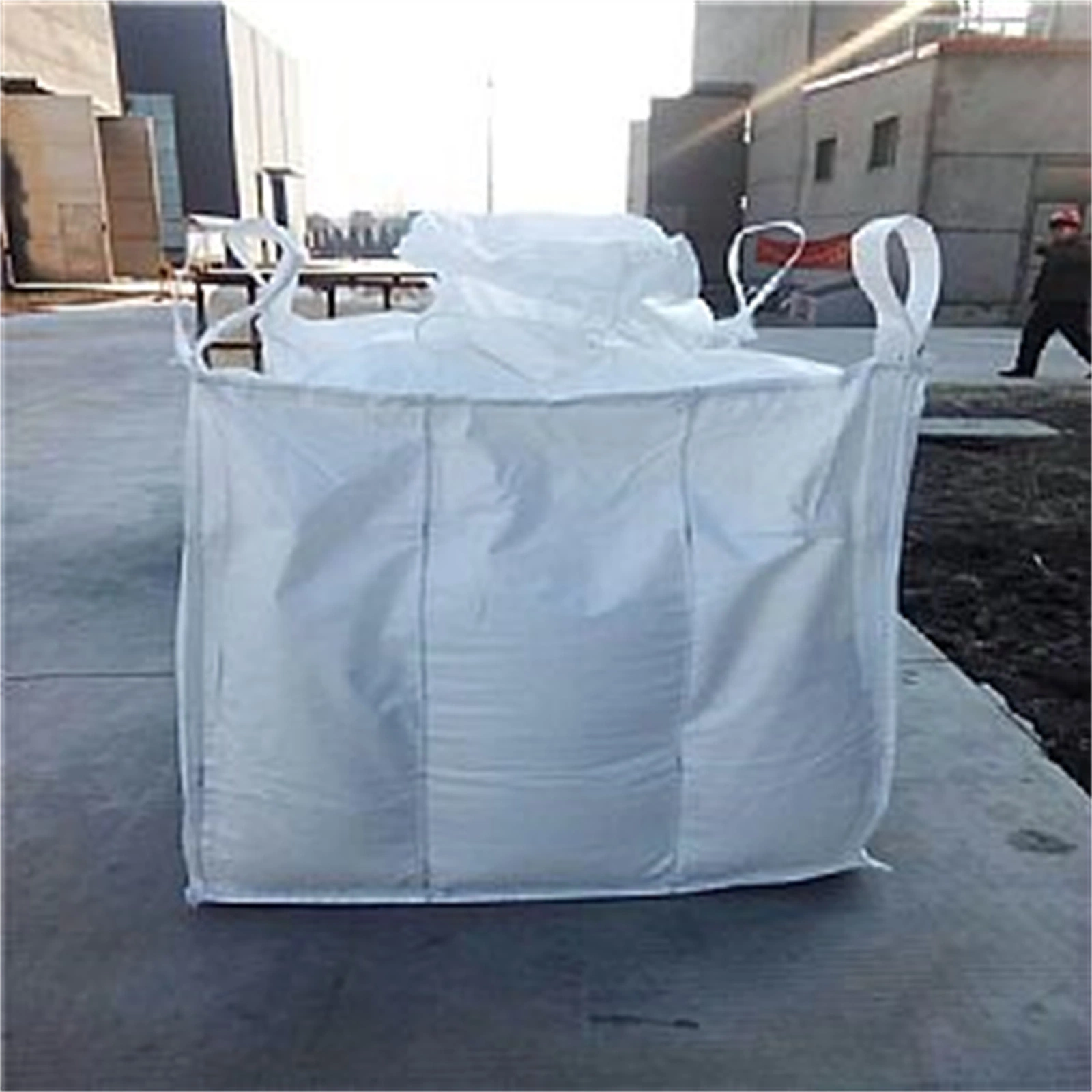 Bag Manufacturer 100% PP Bulk Big Plastic Bag FIBC 1000kg Jumbo Ton Bags for Sand Silica Stone Mine