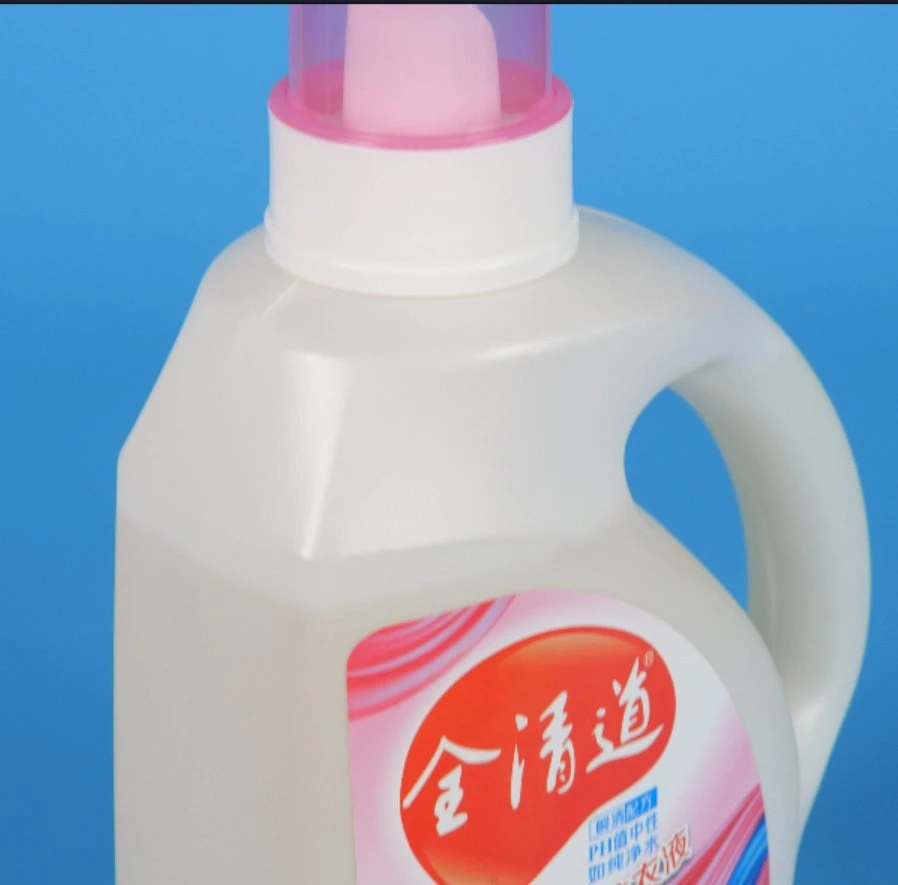 Empty Transparent Durable Detergent Water Cleaning HDPE with Packaging Sponge