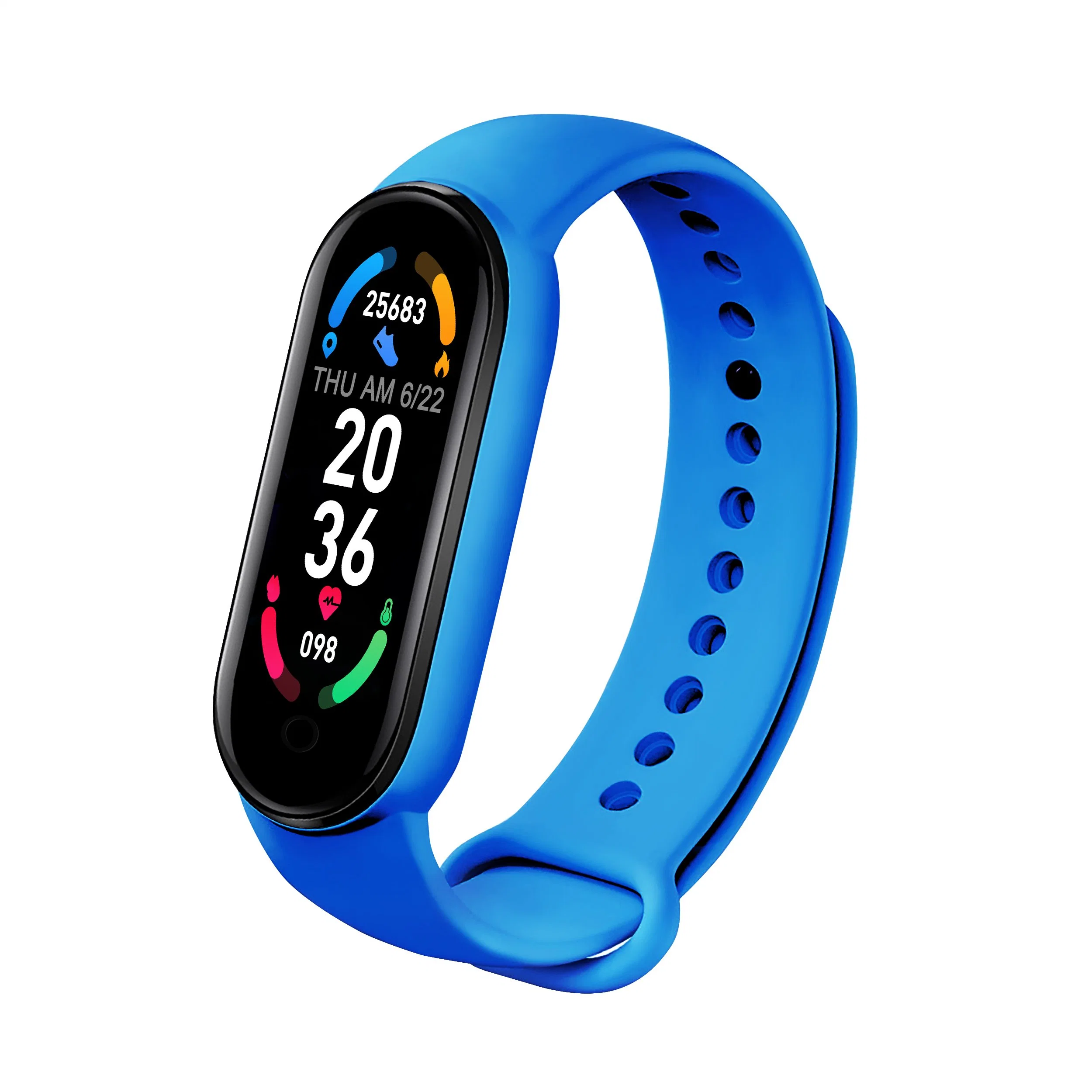 Amazon Venta caliente Reloj inteligente Smartwatch Pulsera de muñeca M6 M5 de la presión sanguínea de la muñequera Deportiva Gimnasio M6 de la banda inteligente 6