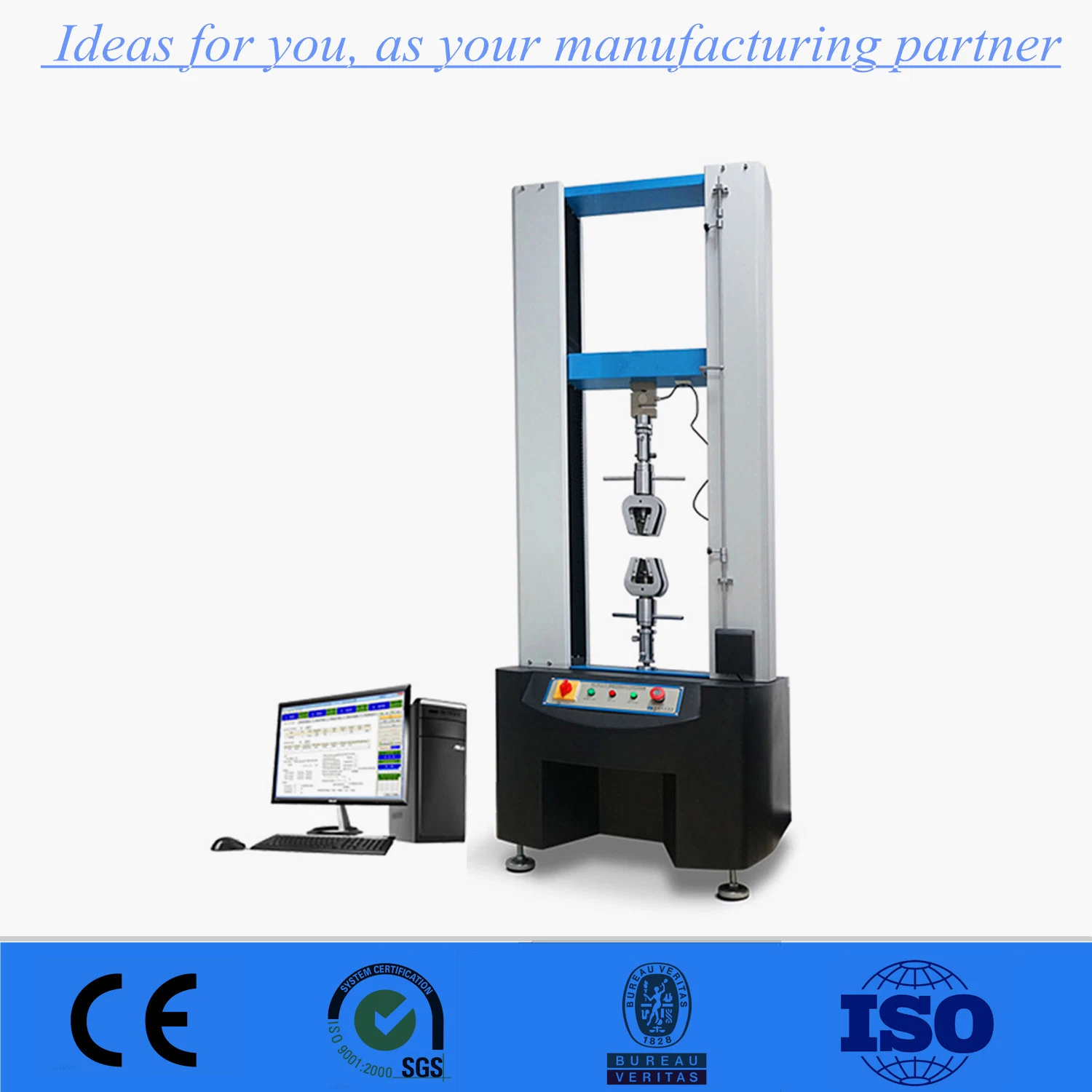 Static Universal Material Strength Fatigue Tensile Compression Testing Machine