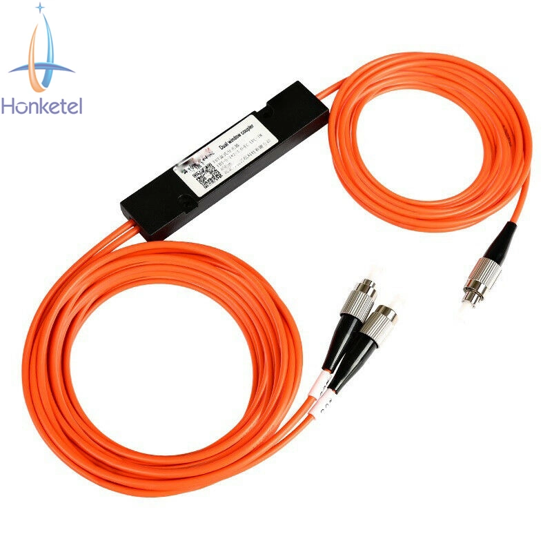 FC/Upc 1X2 Fiber Optic PLC Splitter Multimode mm Fiber Optic Pigtail Fbt Splitter