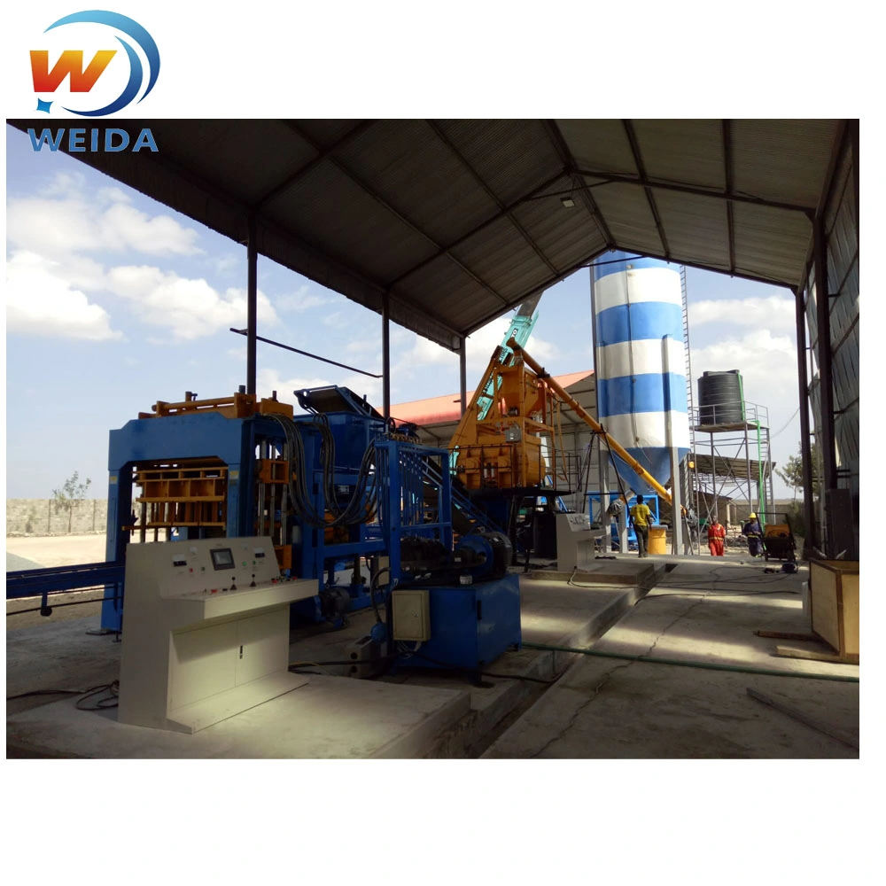 Qt10-15 Paving Solid Block Making Machine Sand Block Brick Making Machine Price