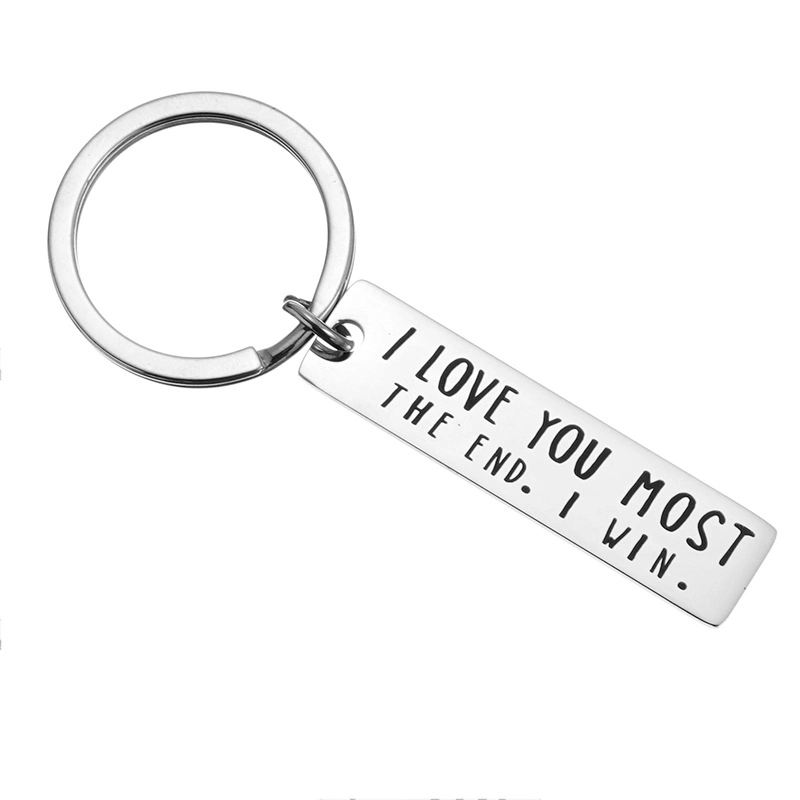 Presentes do casal Hot Sale Amazon Keychain do dia dos Valentines do Metal Presentes