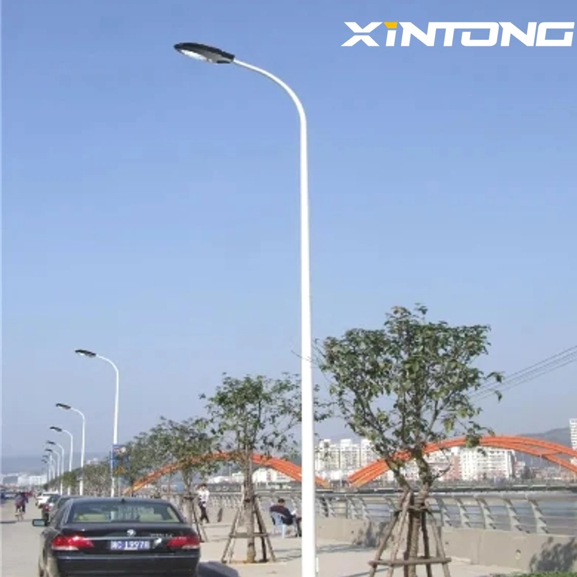 Manufacture CCC Approved Square Xintong Jiangsu, Yangzhou Solar Flood Light Outdoor Street Lamp