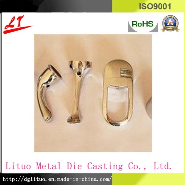 Zinc Alloy Die Casting Fashion Decoration Accessories with Golden Coating