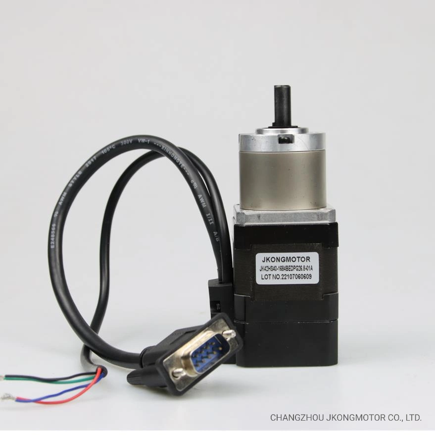 42mm 3.6kg. Cm Planetary Gearbox Ratio 26.8 Encoder Stepper Motor