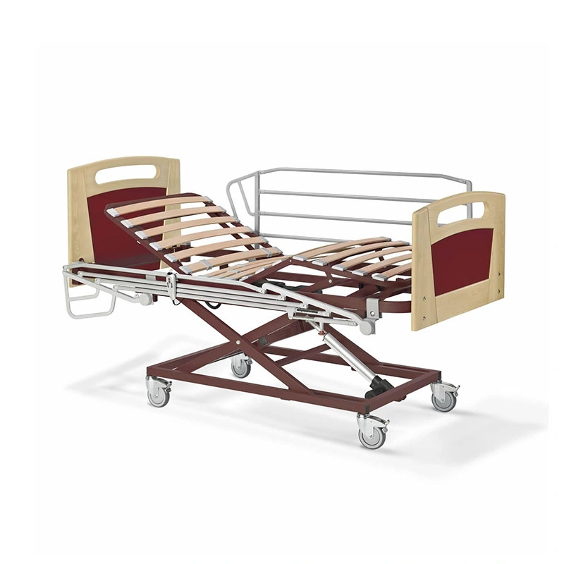 Medical Health Furniture Factory Price Customization Manual Folding Hospital Equipment Nursing Bed