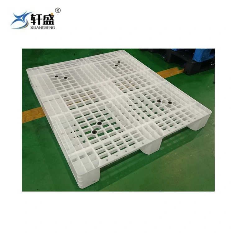 Food Grade White Color Virgin Material HDPE/PP Single Side Plastic Pallet