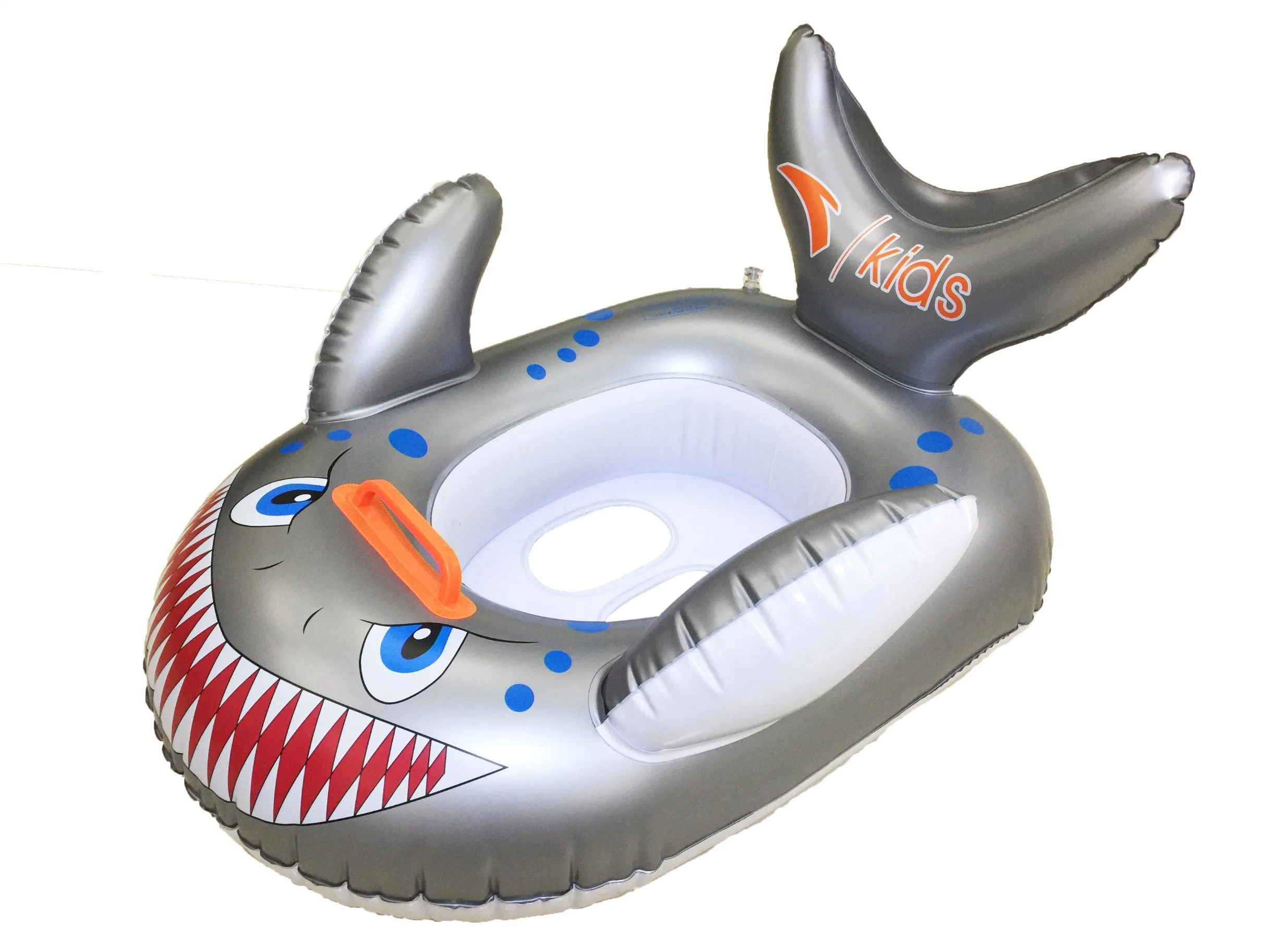Inflatable Custom Shark Baby Swimming Seat Pool Float Water Kids Toy