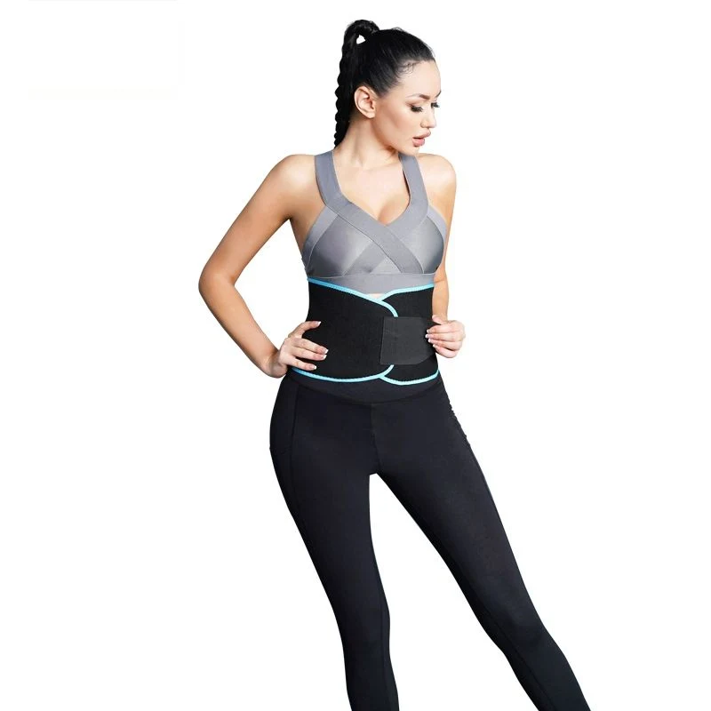 S-Shaper Tummy Buckle-Free Waist Trainer Belt High Training Elastic Waist Belts Customized Logo Flat Waist Belts