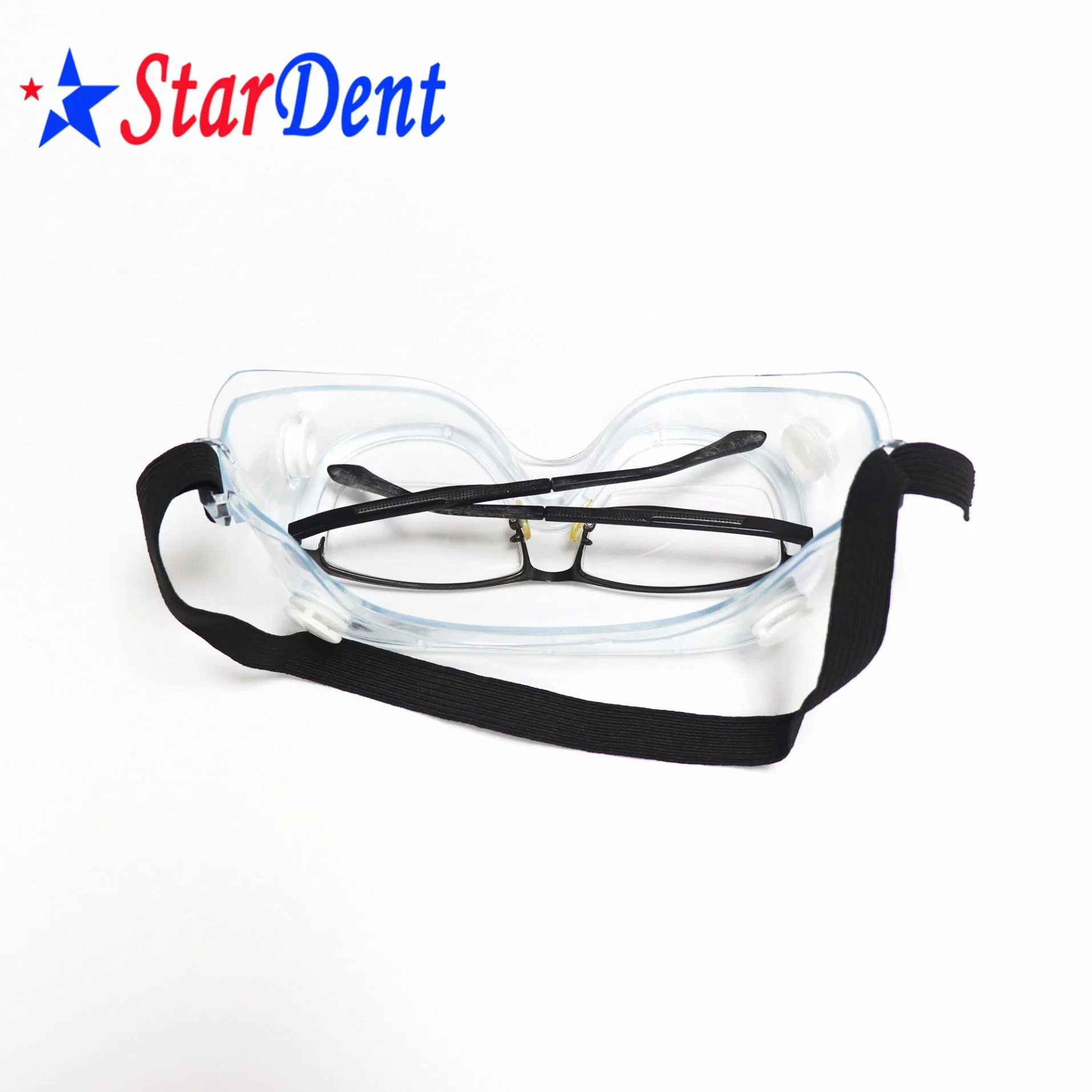 China Lab Splash Dust Anti Fog Medical Clear Plastic Safety Glasses Eye Protection Goggles