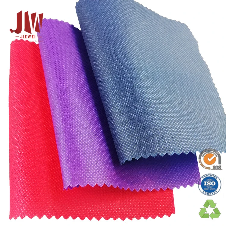 China Lieferant Verschiedene Farbe Haustier Nicht Gewebte Stoff Spunbond Polyester Stoff