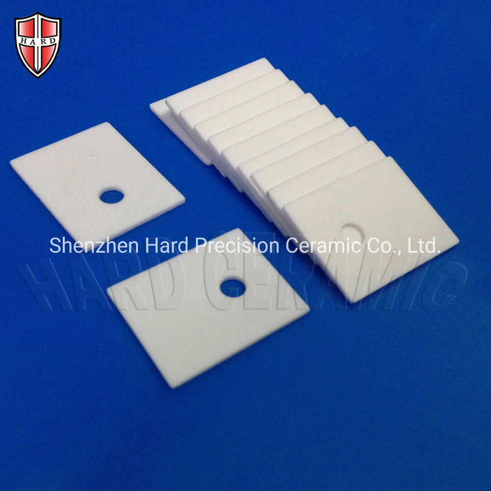 96% Alumina Ceramic Insulation Plate with Hole