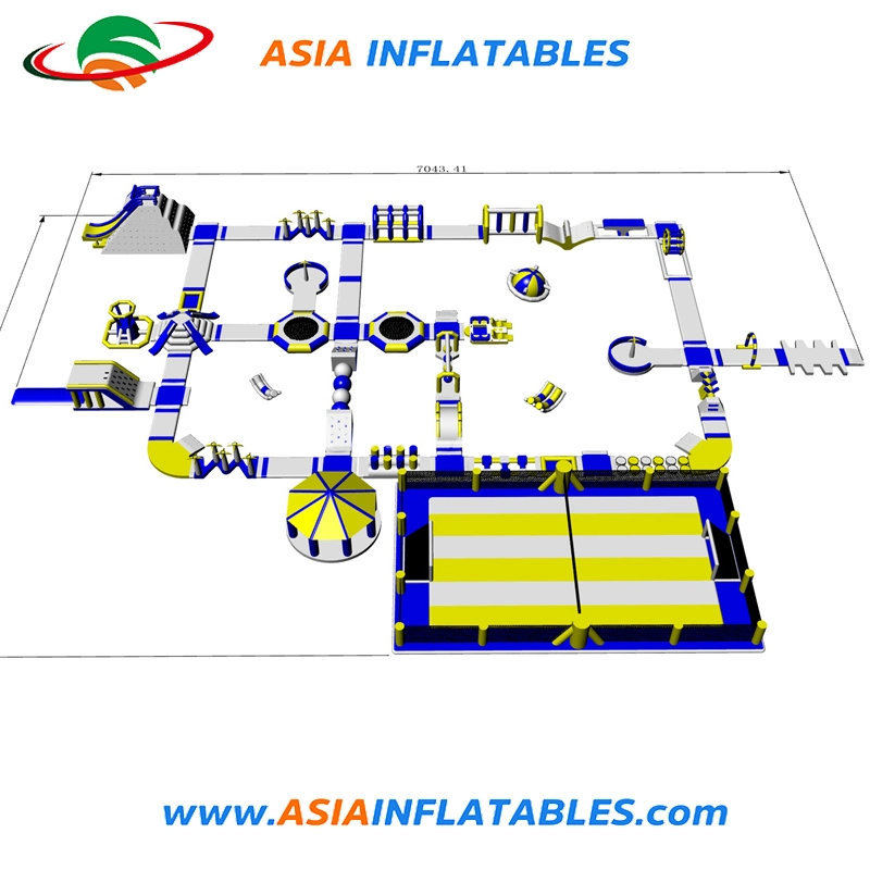 Floating Island Inflatable Water Sport Games Water Park Equipment