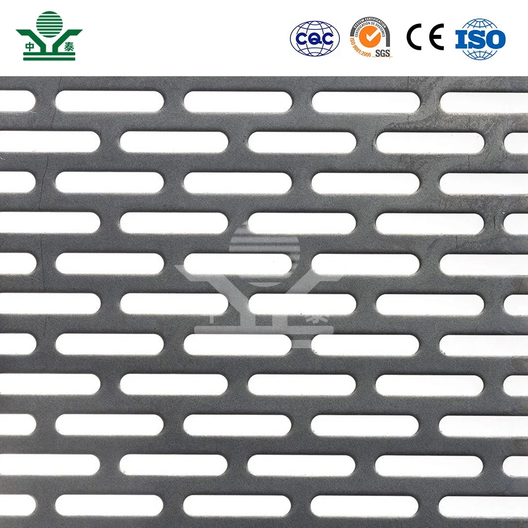 Zhongtai 0.8mm Perforated Metal Mesh Screen China Wholesale/Supplierrs Iron Perforated Sheet 1.5m Width Punched Metal Screen