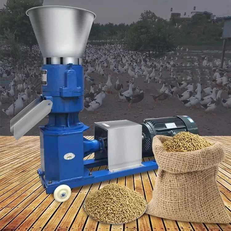 Good Process Animal Feed Processing Machinery Wood Pellets 4mm Feed Machine with Diesel Engine
