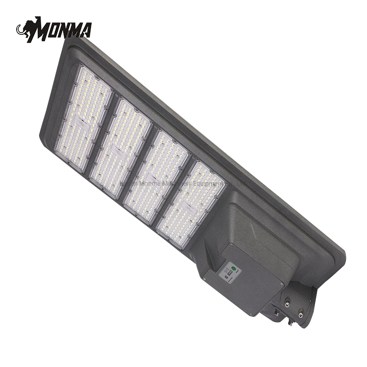 Todos exterior IP65 em uma lâmpada de Rua Solar 300W 400W 500W Luz Rua Solar LED integrado