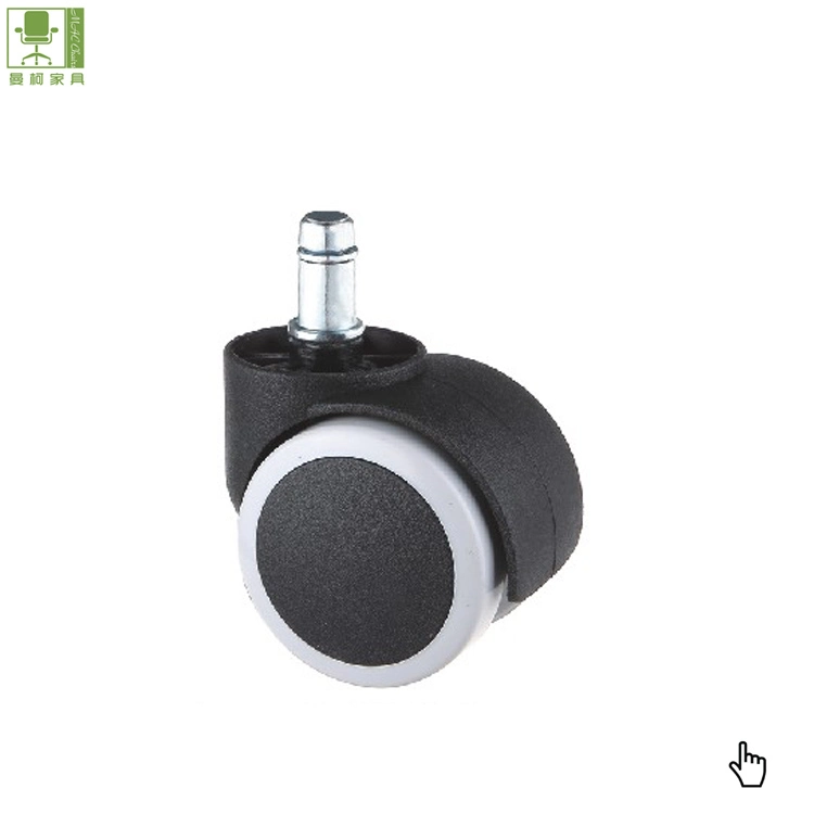 High quality/High cost performance  Silent Rubber Wheel Office Chair Nylon Caster