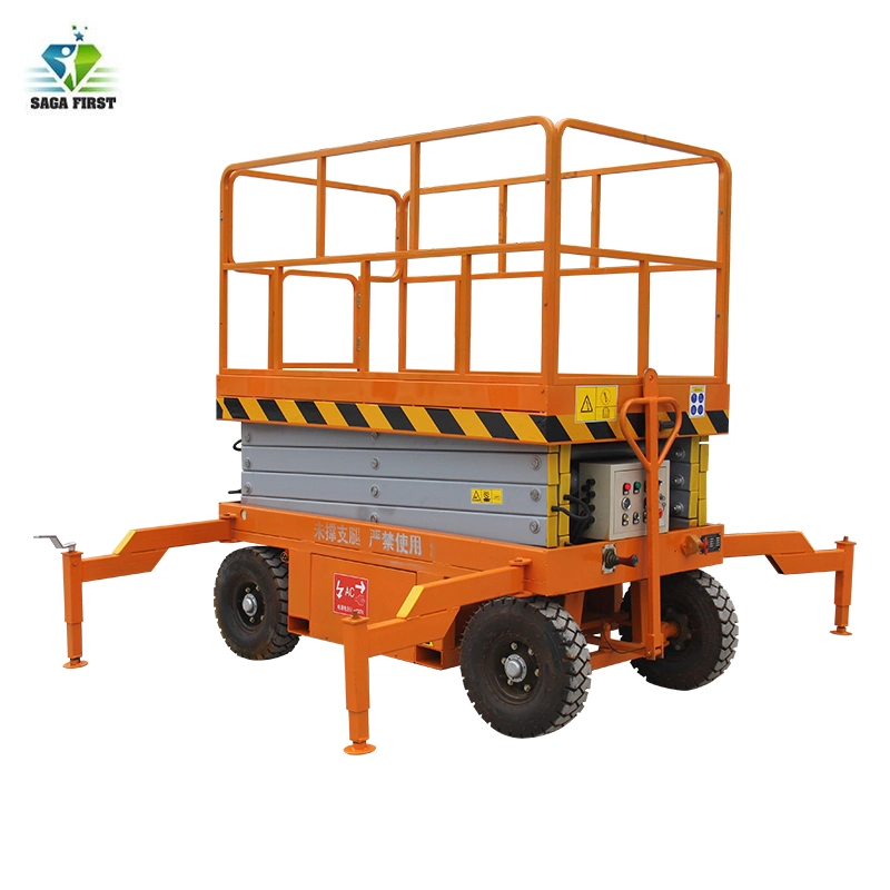 4-18m Mobile Electric Scissor Lift Platform Lifting Tools