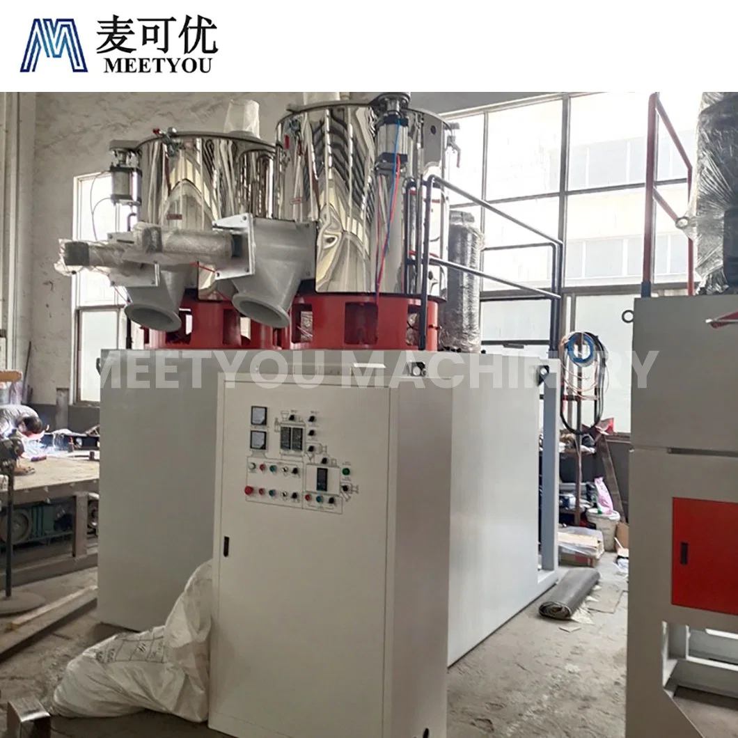 Meetyou Machinery Vertical Ribbon Mixer Sample Available EVA Powder Mixer Equipment China Even Heat Vertical Paddle Plastic Mixer Unit Manufacturer