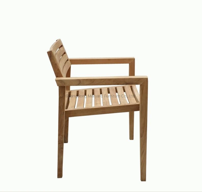 Meuble de jardin en teck birman Chaise en bois d'extérieur