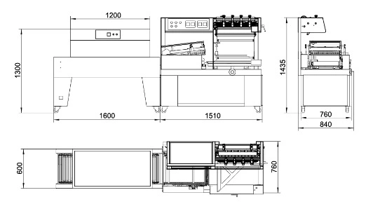 Automatic Filter Shrink Packing Machine Breaker Wrapping Machine