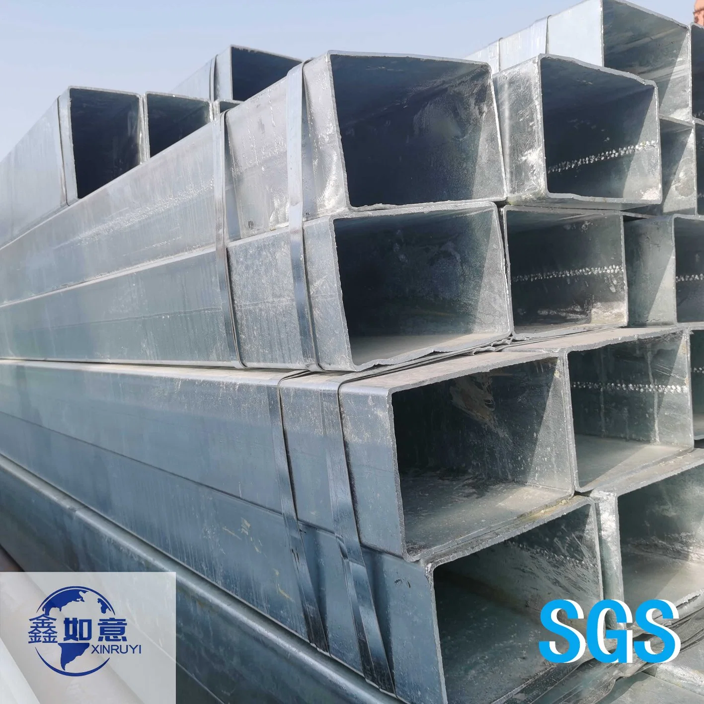 Building Materials Structure Steel Greenhouse Steel Pipe Hot Dipped Galvanized Steel Special Shaped Square and Rectangle Pipes