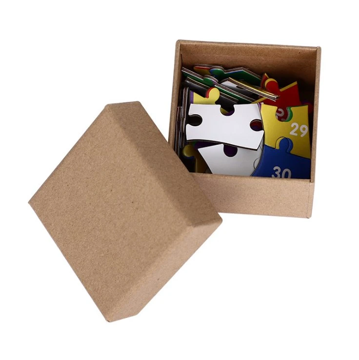 Regalo promocional DIY juguete divertido 200 300 piezas de puzzle para niños con tin box