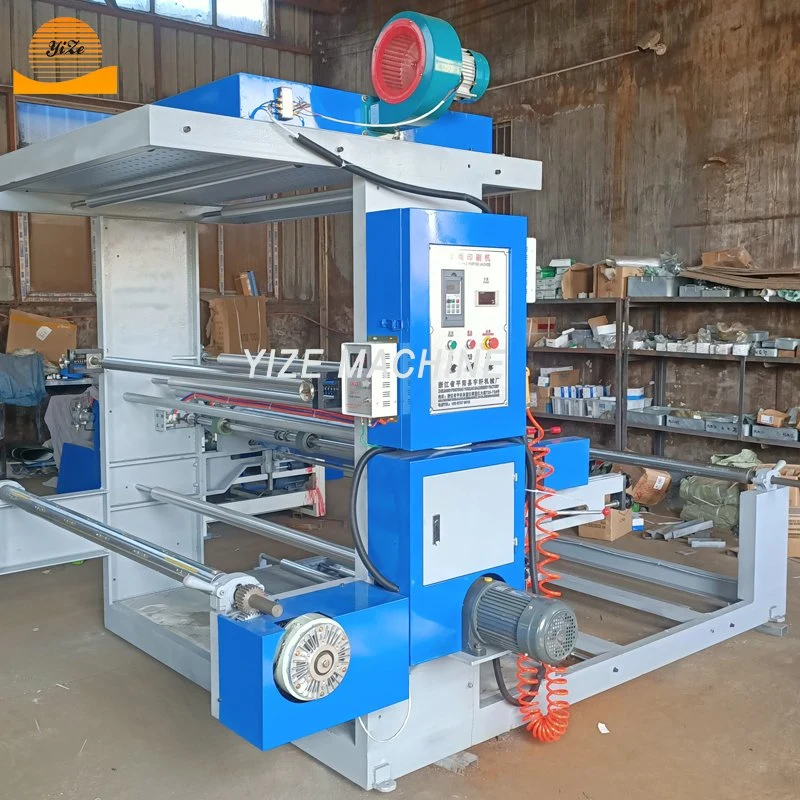 Cement Bag Roll Printing Machine 6 Colour Blade Plastic Paper Flexographic Printers Feed Bag Printing