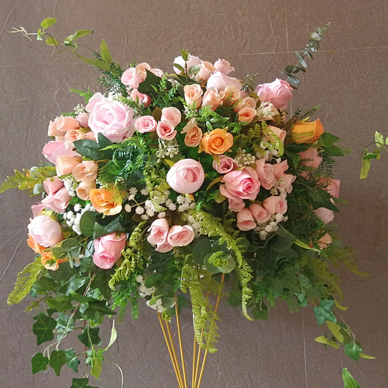 Customize Artificilal Flower Arrangement for Wedding Flower Decor