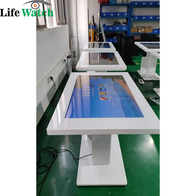 Game School Education LCD Interactive Touch Table Screen with Customized Color Design Wireless Charging Module