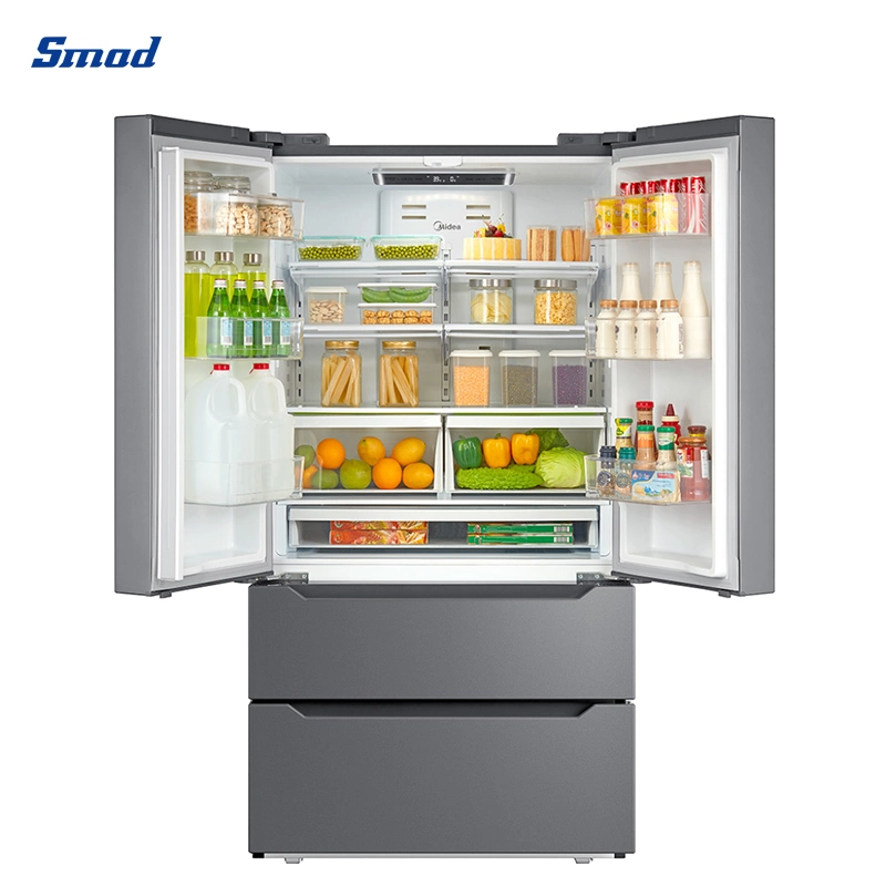 Smad Hogar Cocina 4 PUERTA puerta francesa refrigerador