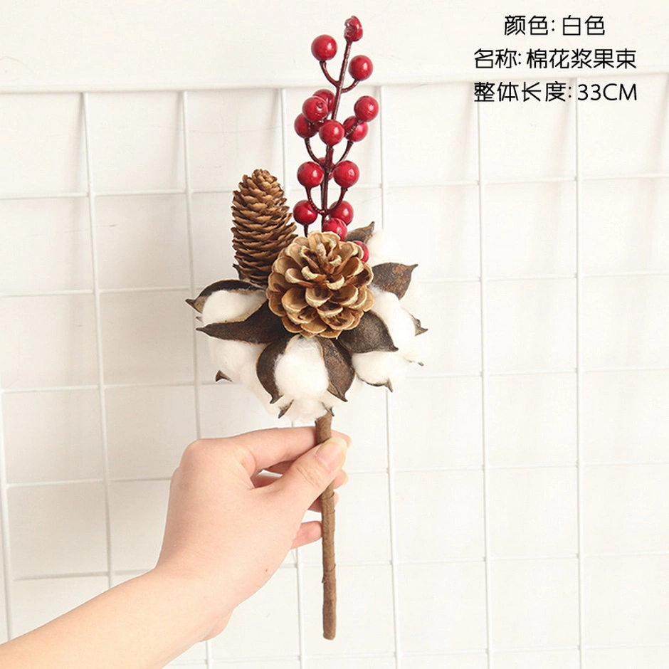 Factory Wholesale/Supplier Home Living Room Decoration 10 12 Kapok Artificial Flowers