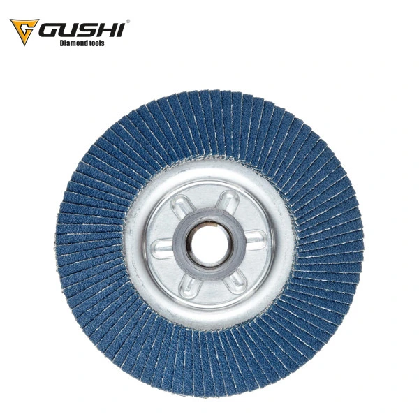 Custom 4"-7" 40#-320# Grit Zirconia Oxide Abrasive Flap Disc for Metal