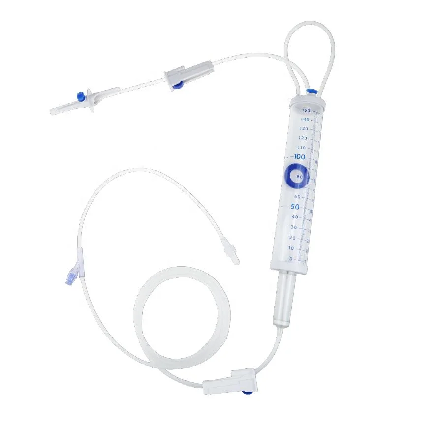 Professional Manufacturing Disposable Medical Infusion Set with Syringe