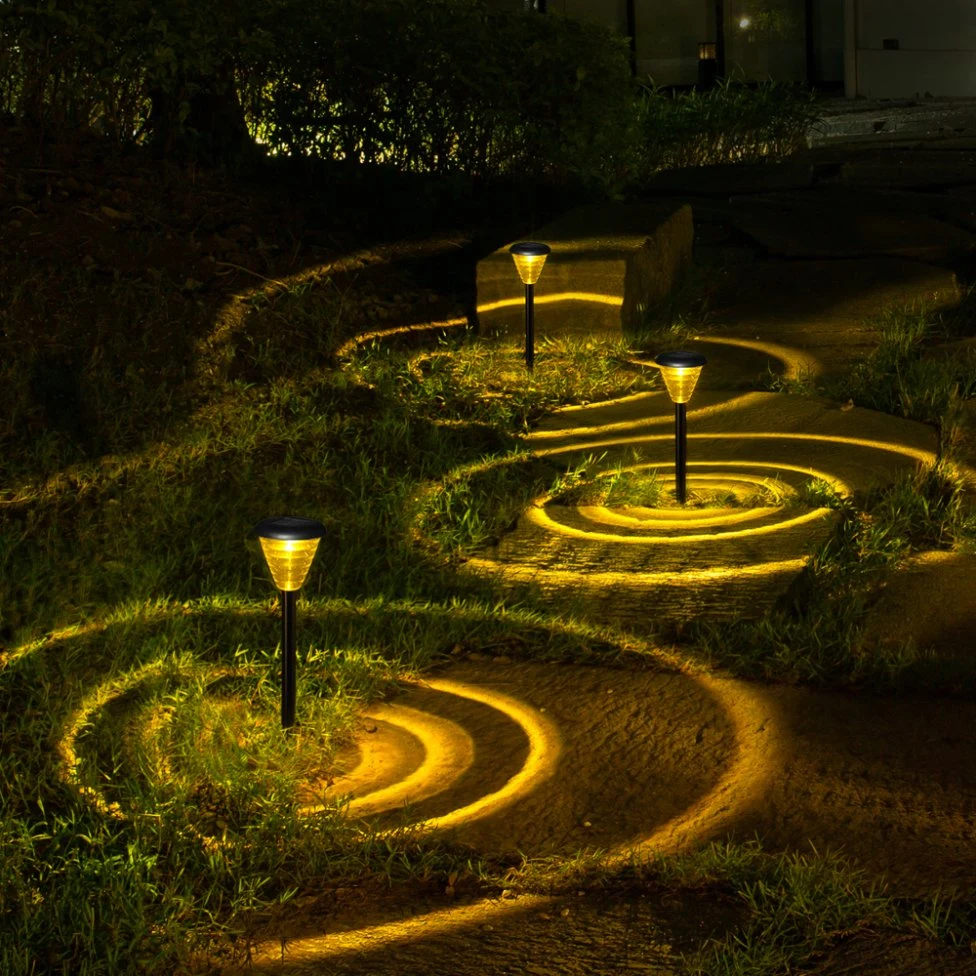 Startseite Garten Landschaft LED Wasserdichte Bodenleuchte Solar Rasenlicht