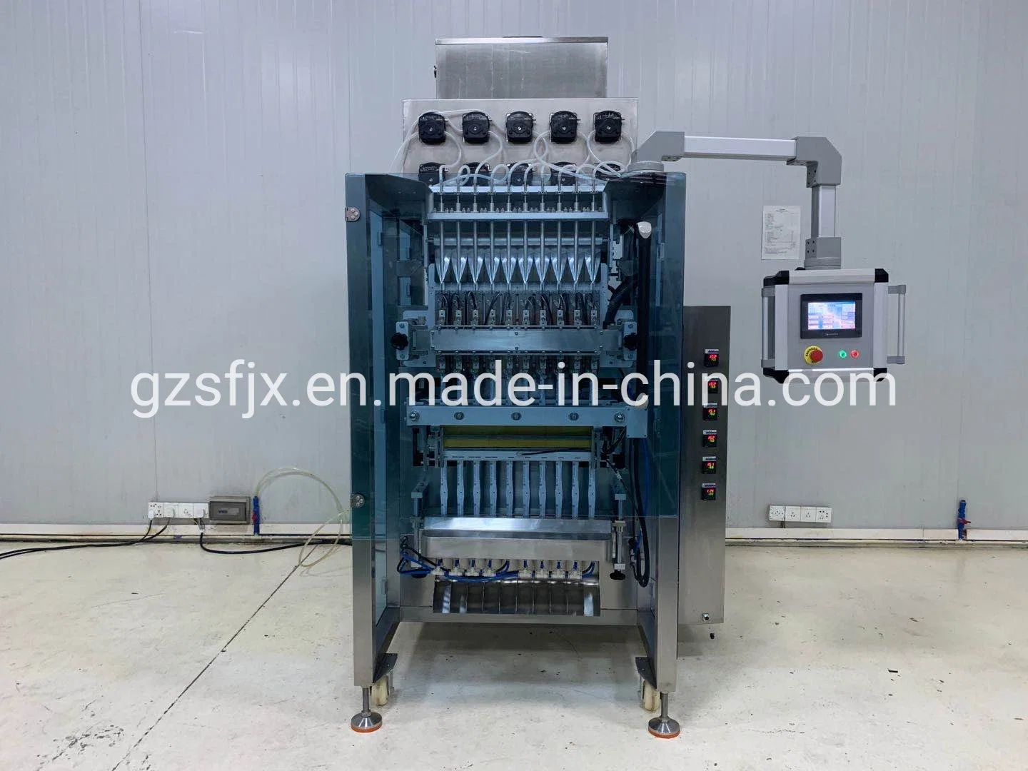 Guangzhou Shaofeng Automatische Ten Lands Bag Füll-und Verschließmaschine Pumpensystem