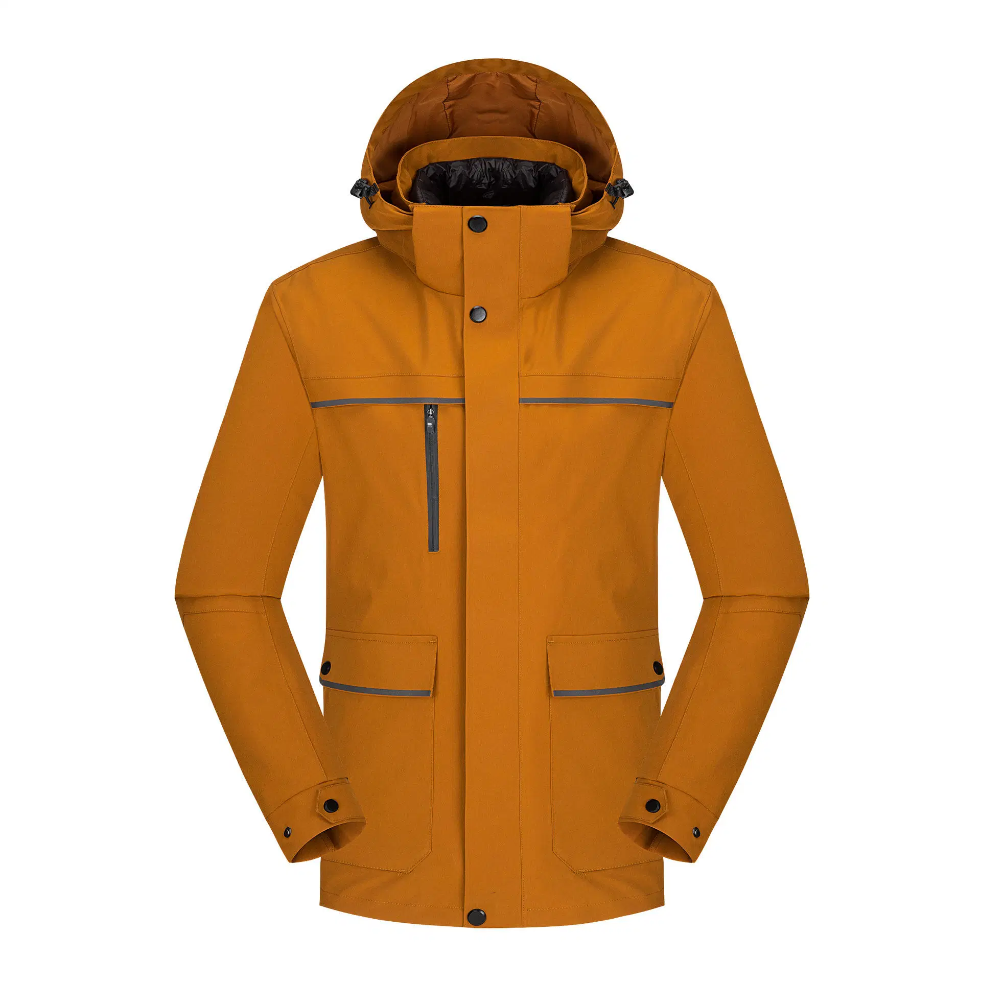 Customized Outdoor Ski Wear 3 in 1 Thickened Windproof Waterproof 90 Down Coat Jacket