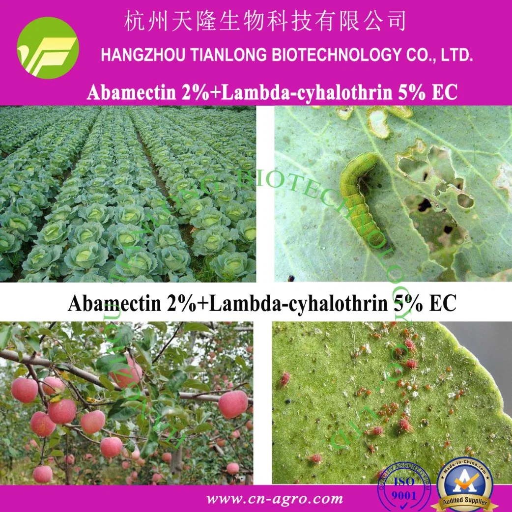 Lambda-cyhalothrin 5%+Abamectin 2% EC-lambda-cyhalothrin+abamectin (5%+2%)-Insecticide mixture