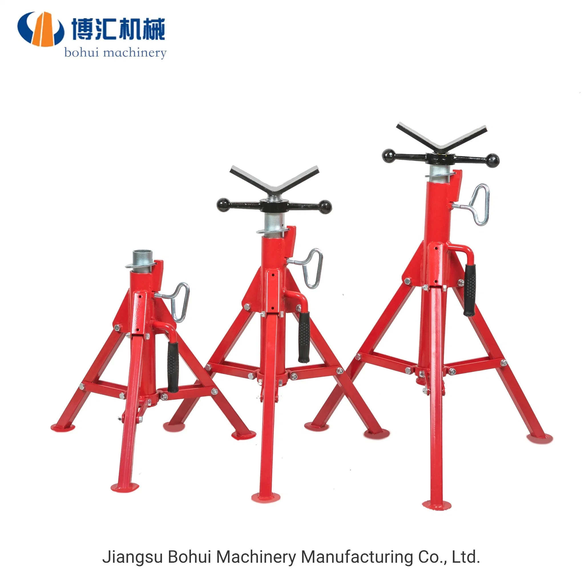 Strong Constructed Body Pipe Support Stands 12 Inch Pipes Lifting