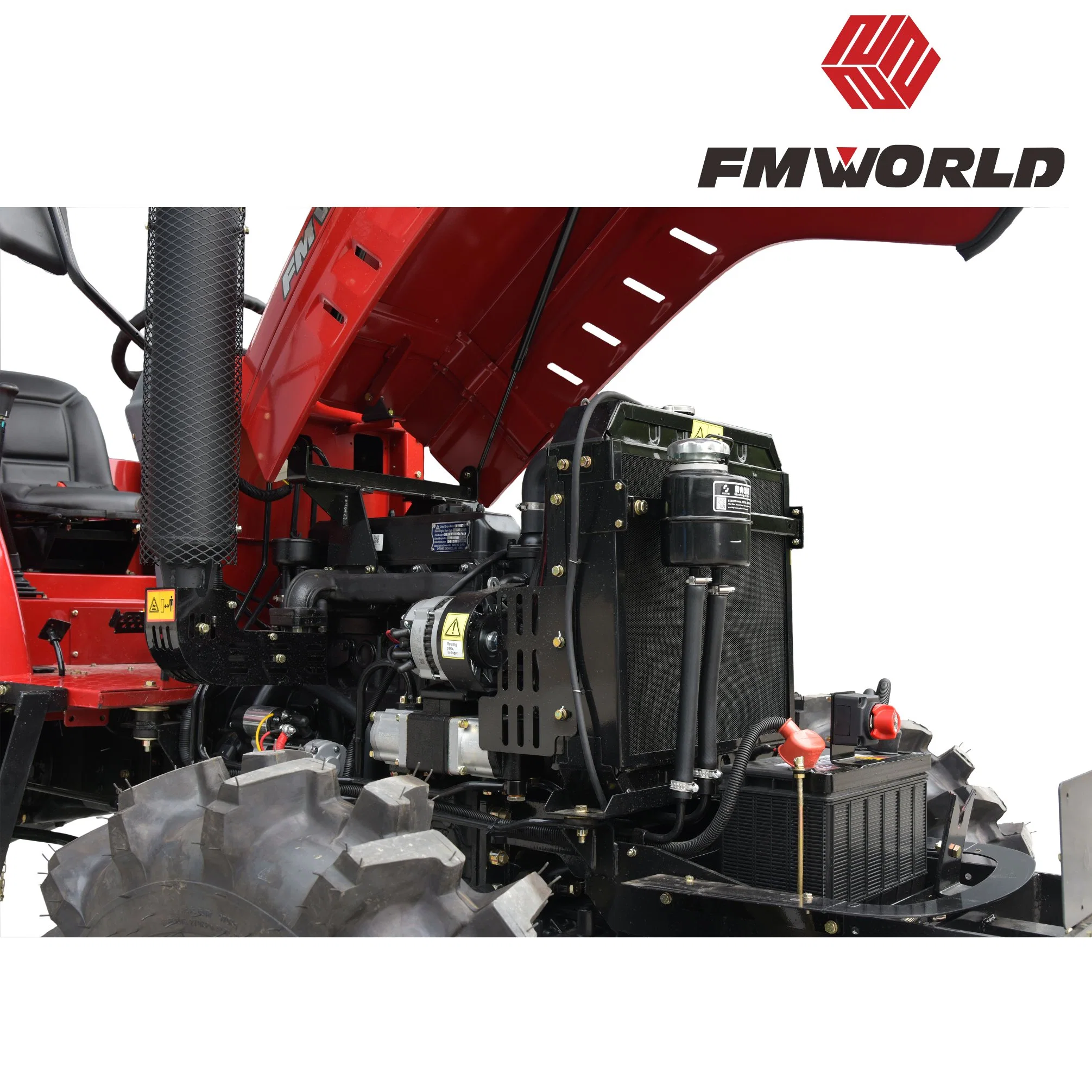 Fmworld 454K Tracteur Agricole Mini à Roues avec 45HP