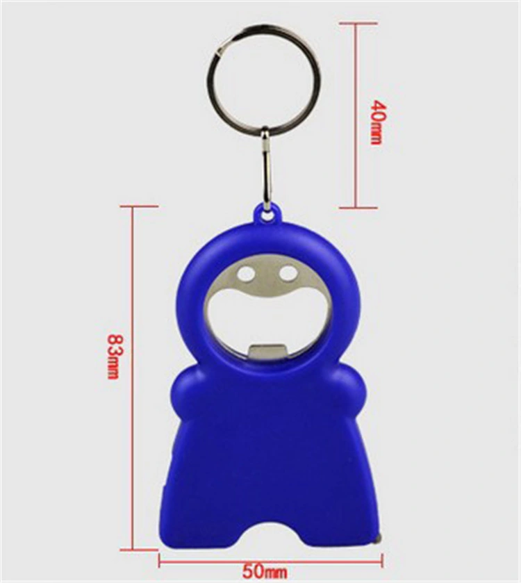 Good Promotional Smile Baby Face LED Bottle Opener with Tape Measure