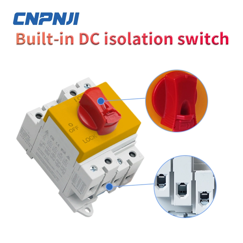 Solar Power Outdoor IP66 1000V 1500V 16A 32A 63A 80A 100A Isolating Disconnect PV DC Isolator Switch