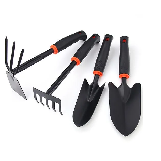 Spade, Rake, Hoe, Garden Tool Set 4PCS Per Set, Garden Tool Sets