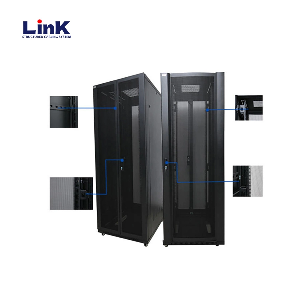 Rust-Resistant Lockable Server Rack Network Cabinet for Long-Lasting Performance with Secure Access Control