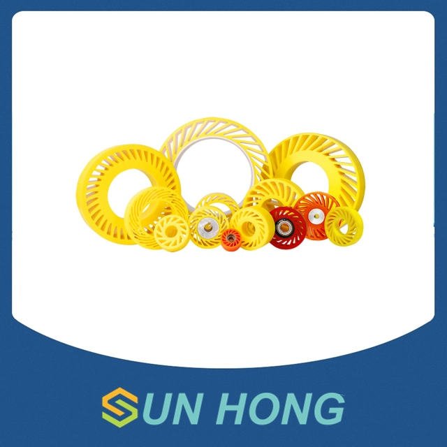 Polyurethane No Crush Wheel PU Sun Wheel for Corrugated Machine