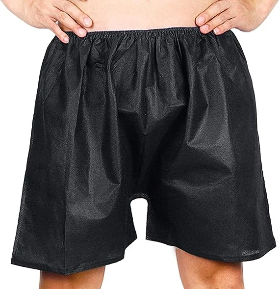 Men Disposable Underwears Handy Cotton Briefs Underpants for Travel Fitness