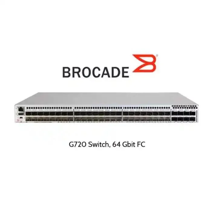 Brocade G730 San 128 Ports 96 64G SFP+ Switch Fiber Optic Network Switc